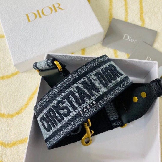 Replica Tracolla Dior Denim Christian Dior Blu