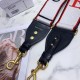 Replica Tracolla Christian Dior con motivo Je t'aime multicolore