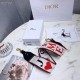 Replica Tracolla Christian Dior con motivo Je t'aime multicolore