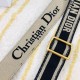 Replica Tracolla regolabile con ricamo Dior Nera