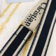 Replica Tracolla regolabile con ricamo Dior Nera