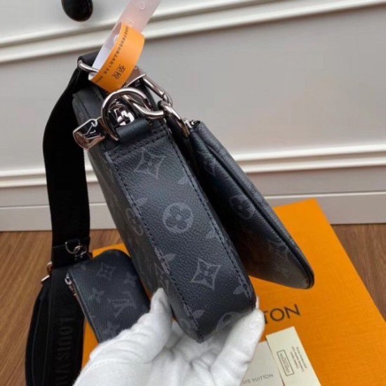 Replica Borse Trio Messenger Monogram Eclipse m69443