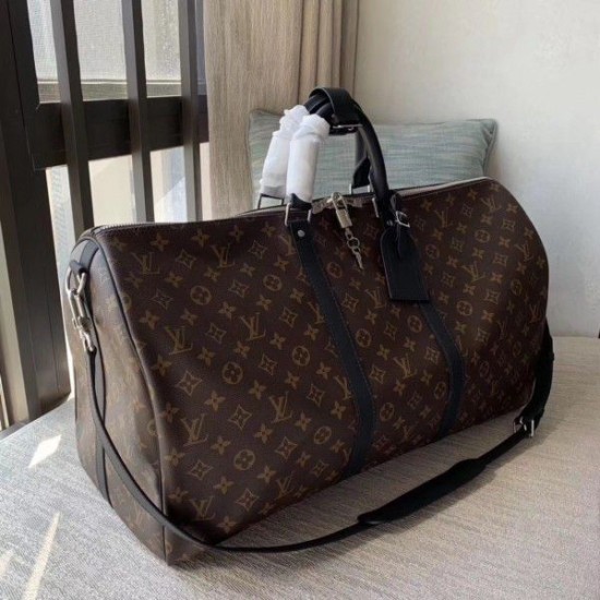 Replica Keepall Bandouliere 55 Monogram Macassar M56714 Replica Keepall Bandouliere 55 Monogram Macassar M56714