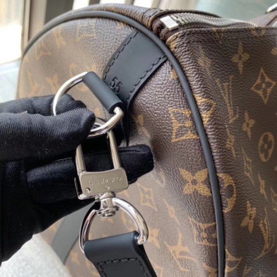 Replica Keepall Bandouliere 55 Monogram Macassar M56714 Replica Keepall Bandouliere 55 Monogram Macassar M56714