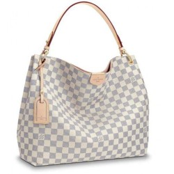 Replica Graceful MM Damier Azur Canvas Rose Ballerine N42233
