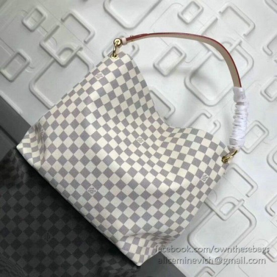 Replica Graceful MM Damier Azur Canvas Rose Ballerine N42233 Replica Graceful MM Damier Azur Canvas Rose Ballerine N42233