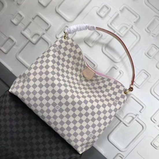 Replica Graceful MM Damier Azur Canvas Rose Ballerine N42233 Replica Graceful MM Damier Azur Canvas Rose Ballerine N42233
