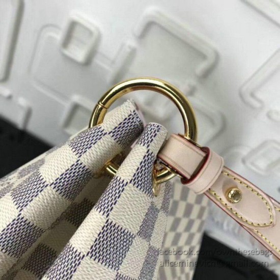 Replica Graceful MM Damier Azur Canvas Rose Ballerine N42233 Replica Graceful MM Damier Azur Canvas Rose Ballerine N42233