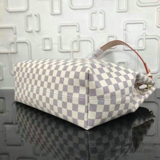 Replica Graceful MM Damier Azur Canvas Rose Ballerine N42233 Replica Graceful MM Damier Azur Canvas Rose Ballerine N42233