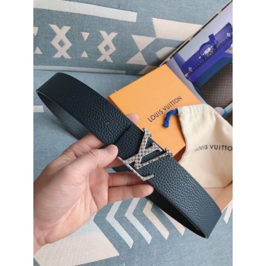 Replica Cintura reversibile Damier LV 40MM argento M0336V