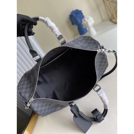 Replica Keepall Bandouliere 50 Damier Graphite 3D N50016 Replica Keepall Bandouliere 50 Damier Graphite 3D N50016