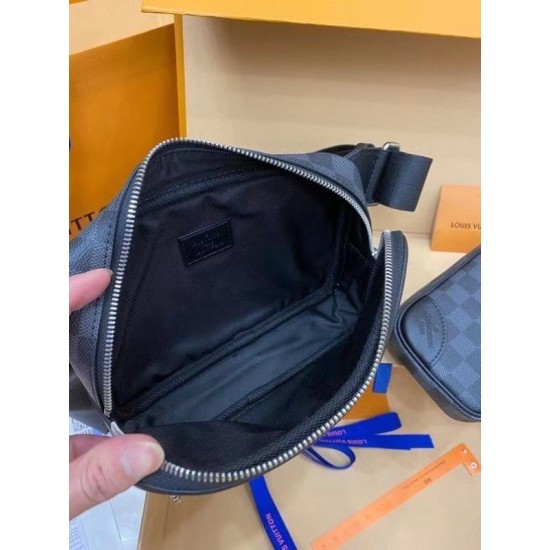 Replica Scott Messenger Bag Damier Graphite N50018