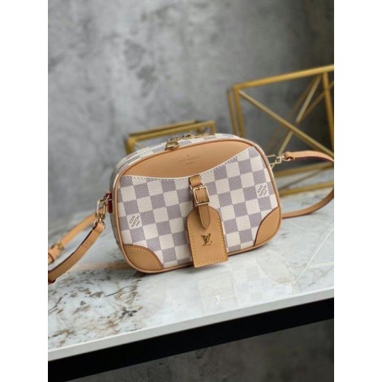 Replica Borsa Mini Deauville Damier Azur N50048