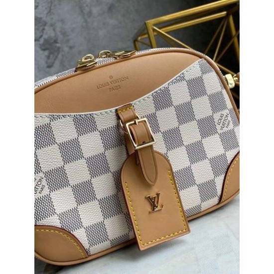 Replica Borsa Mini Deauville Damier Azur N50048