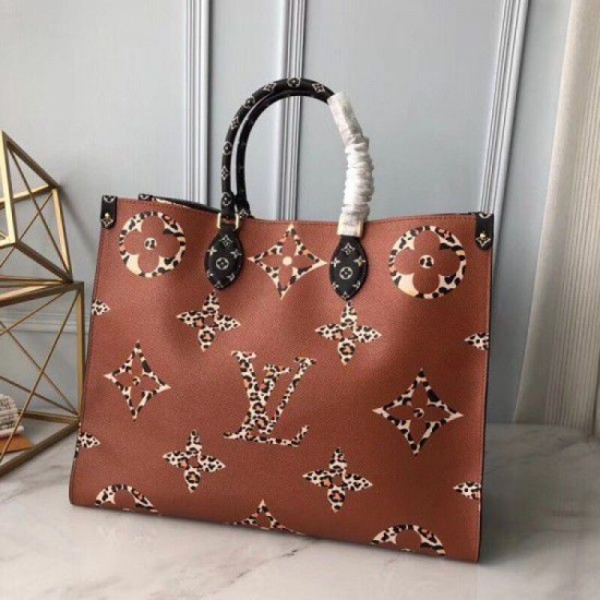 Replica Onthego Monogram Jungle Leopard Zebra M44674
