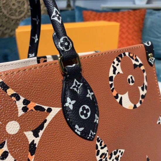 Replica Onthego Monogram Jungle Leopard Zebra M44675