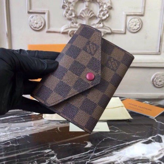 Replica Portafoglio Victorine Damier Ebene N41659