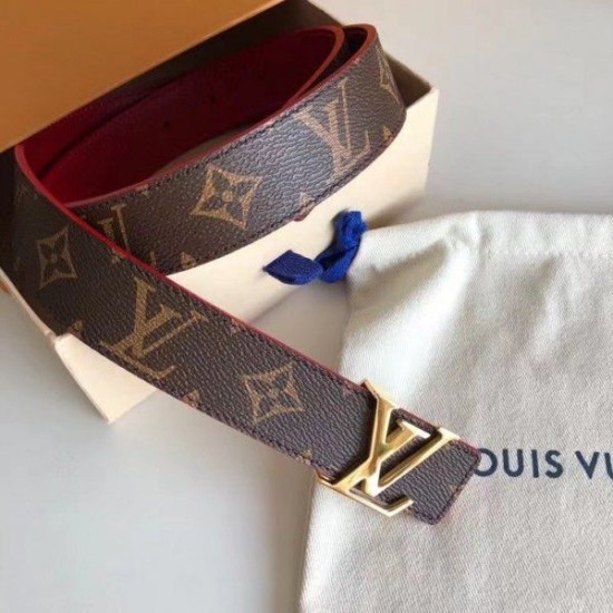 Replica LV Initiales Cintura reversibile da 30 mm con monogramma M0218W