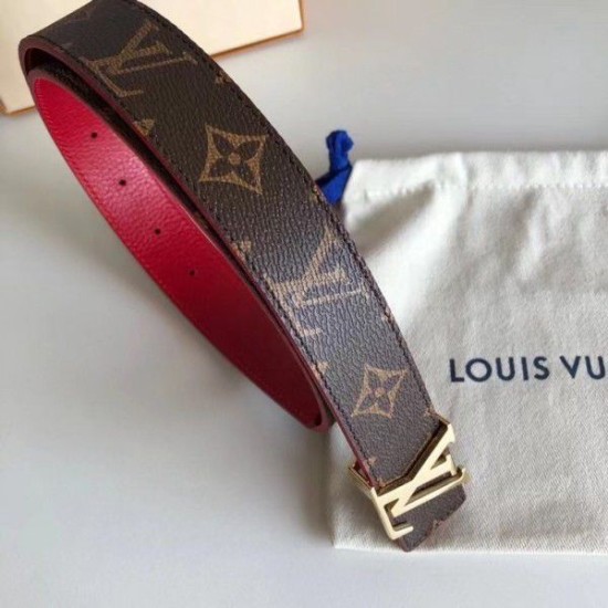 Replica LV Initiales Cintura reversibile da 30 mm con monogramma M0218W