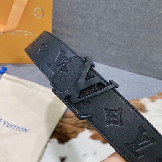 Replica LV Shape 40mm Cintura Monogram Shadow M0220V
