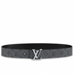 Replica LV Initiales 40MM Cintura reversibile Monogram Eclipse M0285V