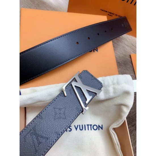 Replica LV Initiales 40MM Cintura reversibile Monogram Eclipse M0285V