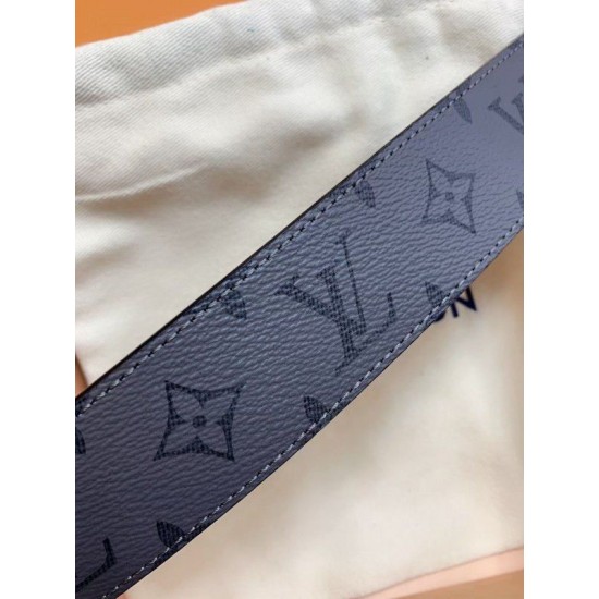 Replica LV Initiales 40MM Cintura reversibile Monogram Eclipse M0285V