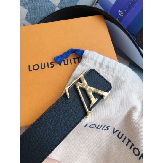 Replica Cintura reversibile Gold Damier LV 40MM M0333V