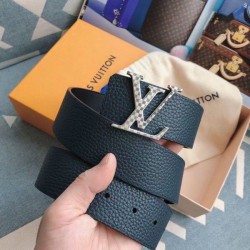 Replica Cintura reversibile Damier LV 40MM argento M0336V