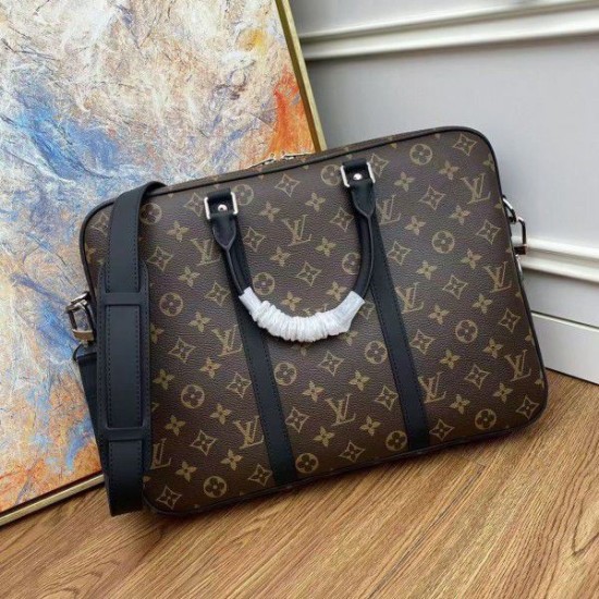Replica Porte-Documents Voyage PM Monogram Macassar M52005