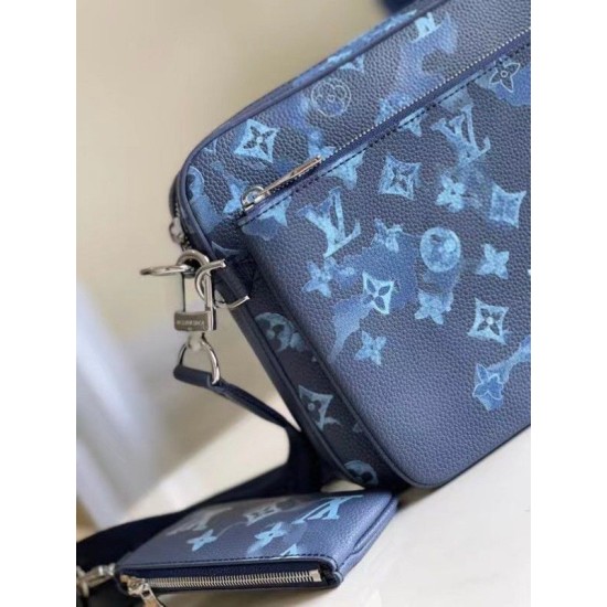 Replica Trio Messenger Bag Ink Watercolor M57840