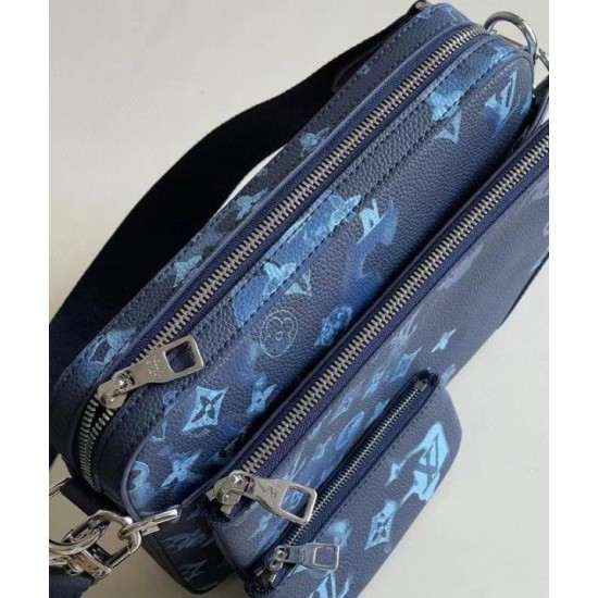 Replica Trio Messenger Bag Ink Watercolor M57840