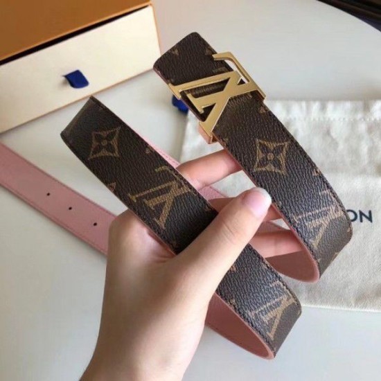 Replica LV Initiales 30MM Cintura reversibile Monogram M9052U