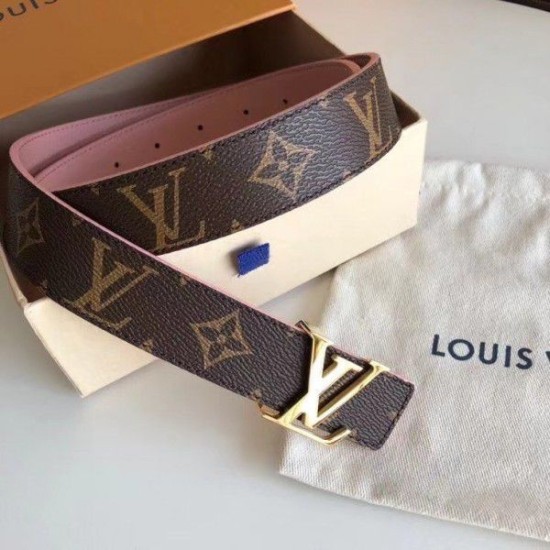 Replica LV Initiales 30MM Cintura reversibile Monogram M9052U