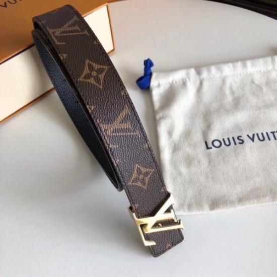 Replica LV Initiales 30MM Cintura reversibile Monogram M9453T