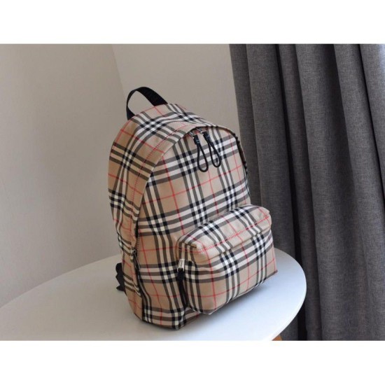 Replica Zaino Burberry con motivo Vintage check e icona Stripe