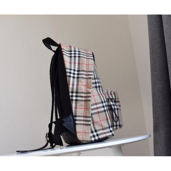 Replica Zaino Burberry con motivo Vintage check e icona Stripe