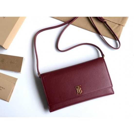 Replica Burberry Thomas Borsa a tracolla 80097551 Nero