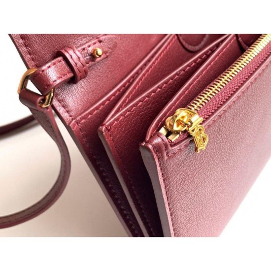 Replica Burberry Thomas Borsa a tracolla 80097551 Nero