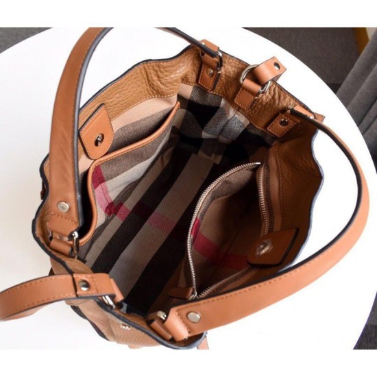 Replica Borsa a mano Burberry Marrone