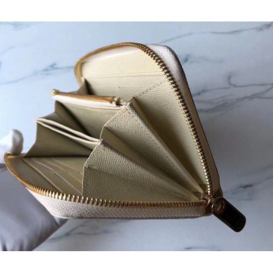 Replica Portafoglio Zippy Damier Azur Canvas N41660