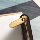 Replica Portafoglio Zippy Damier Ebene Canvas N41661