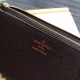 Replica Portafoglio Zippy Damier Ebene Canvas N41661