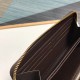 Replica Portafoglio Zippy Damier Ebene Canvas N41661