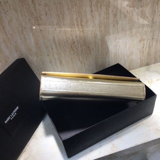 Replica YSL Saint Laurent Classic Clutch Gold