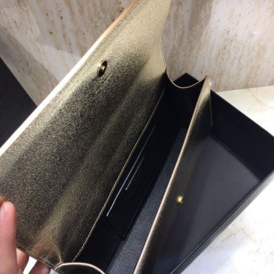 Replica YSL Saint Laurent Classic Clutch Gold