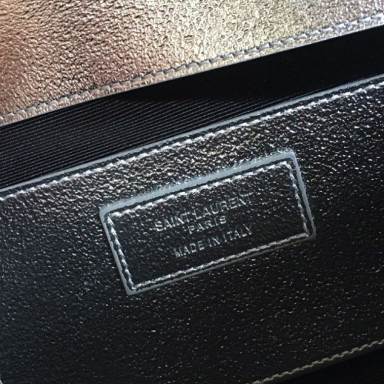 Replica Clutch YSL Saint Laurent Classic Argento
