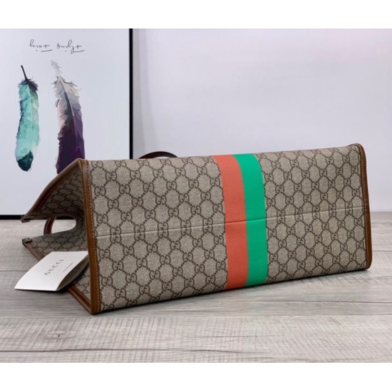 Replica Borsa tote grande con stampa 630353 marrone