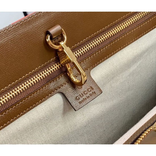 Replica Borsa tote grande con stampa 630353 marrone