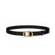 Replica Cintura in nylon a sella da donna Christian Dior nera